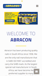 Mobile Screenshot of abracon.co.za